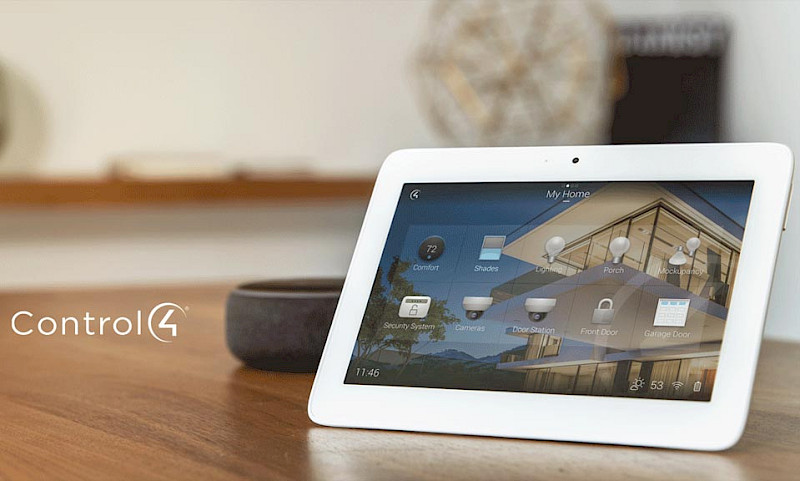 iPad showing all the apps needed to control your home