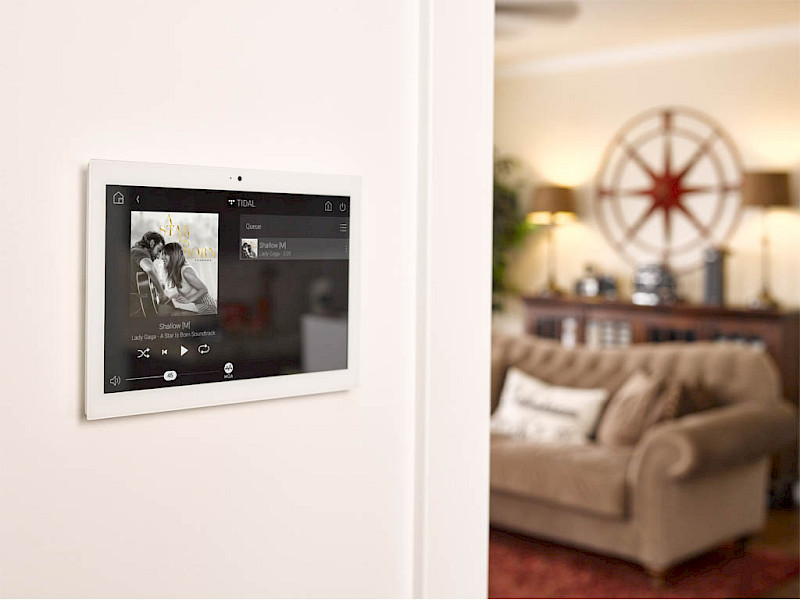 in wall touch oad control multiroom music and lighting