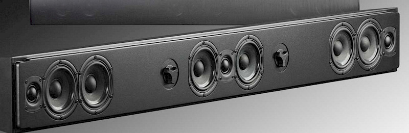 Triad soundbar upclose