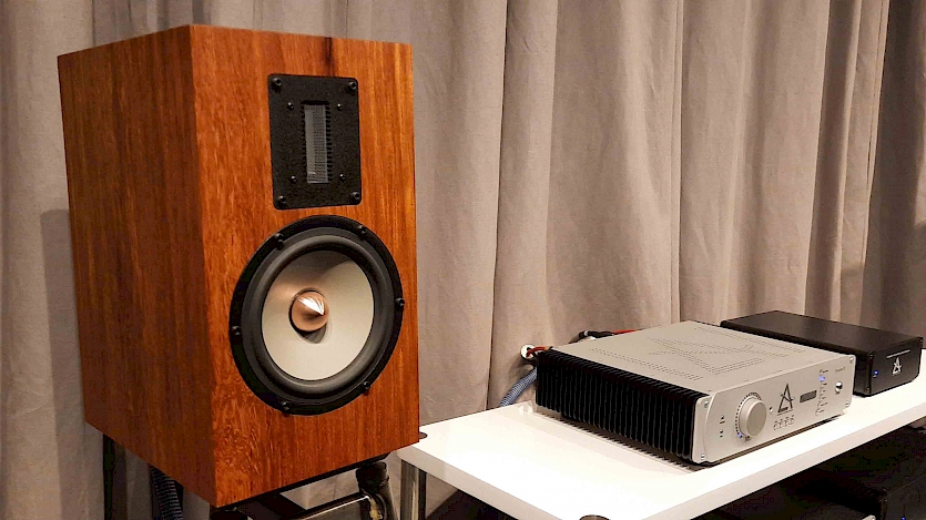 BA2 speaker and leem acoustic equipment on a solidsteel equipment rack