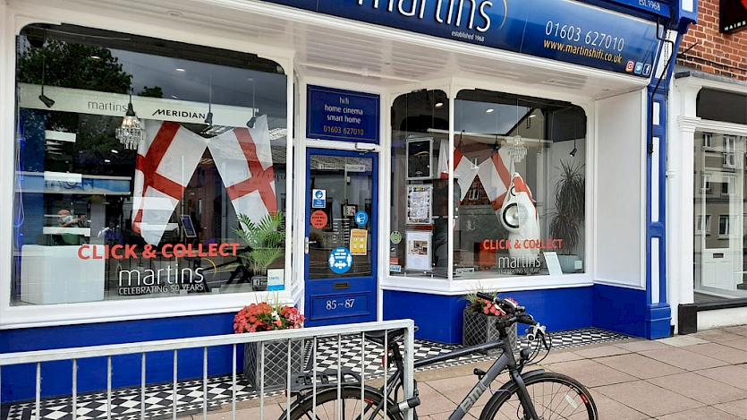 shop front martins hifi
