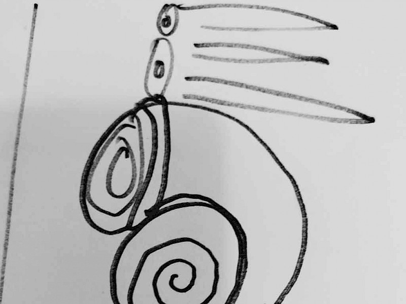 badly drawn Bowers & wilkins Nautilus