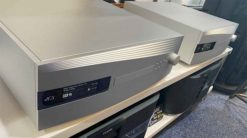 dCS Rossini Apex on solidsteel hifi rack at Martins Hi-Fi