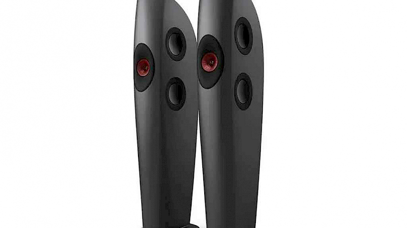 kef blade two meta in charcoal grey