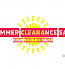 poster with the sun and clearance sale text