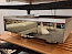 linn kdsm in silver on quadraspire bamboo shelf