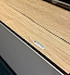 Spectral Next white  with wood top audio equipment storage box at Martins Hi-Fi