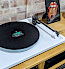 planar 6 in white top down view on wooden table