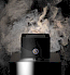 Linn Klimax Solo 800 front view with smokey background